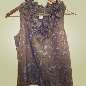 J.Crew 100% Silk Sleeveless Blouse